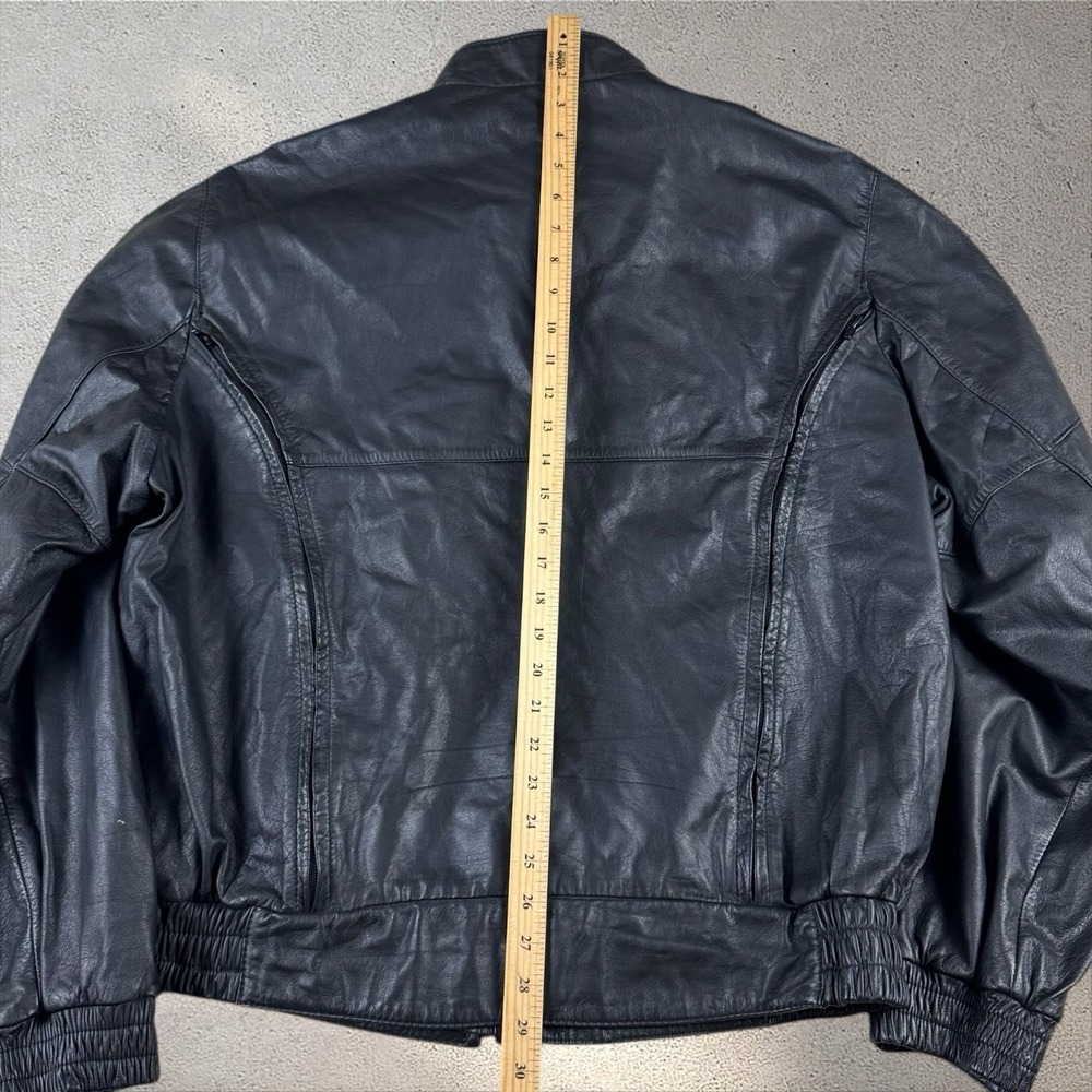 Vintage Firstgear Hein Gericke Leather Motorcycle Jacket Men's XL Tall - Picture 6 of 6